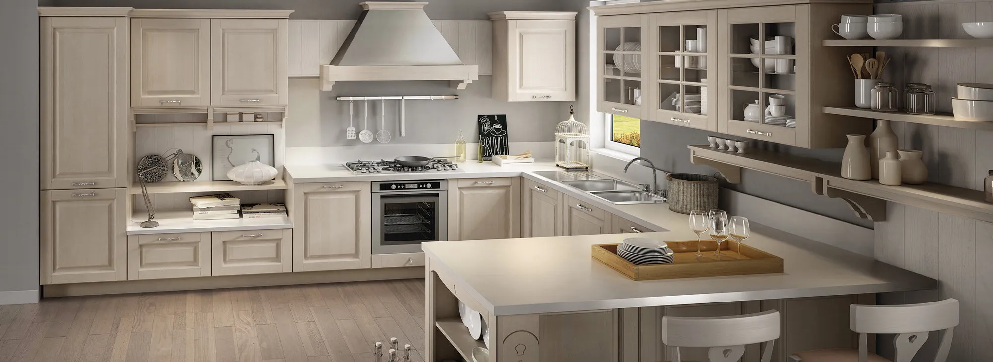 Классическая итальянская кухня Bolgheri фабрики Stosa Cucine классическая итальянская кухня Bolgheri фабрики Stosa Cucine